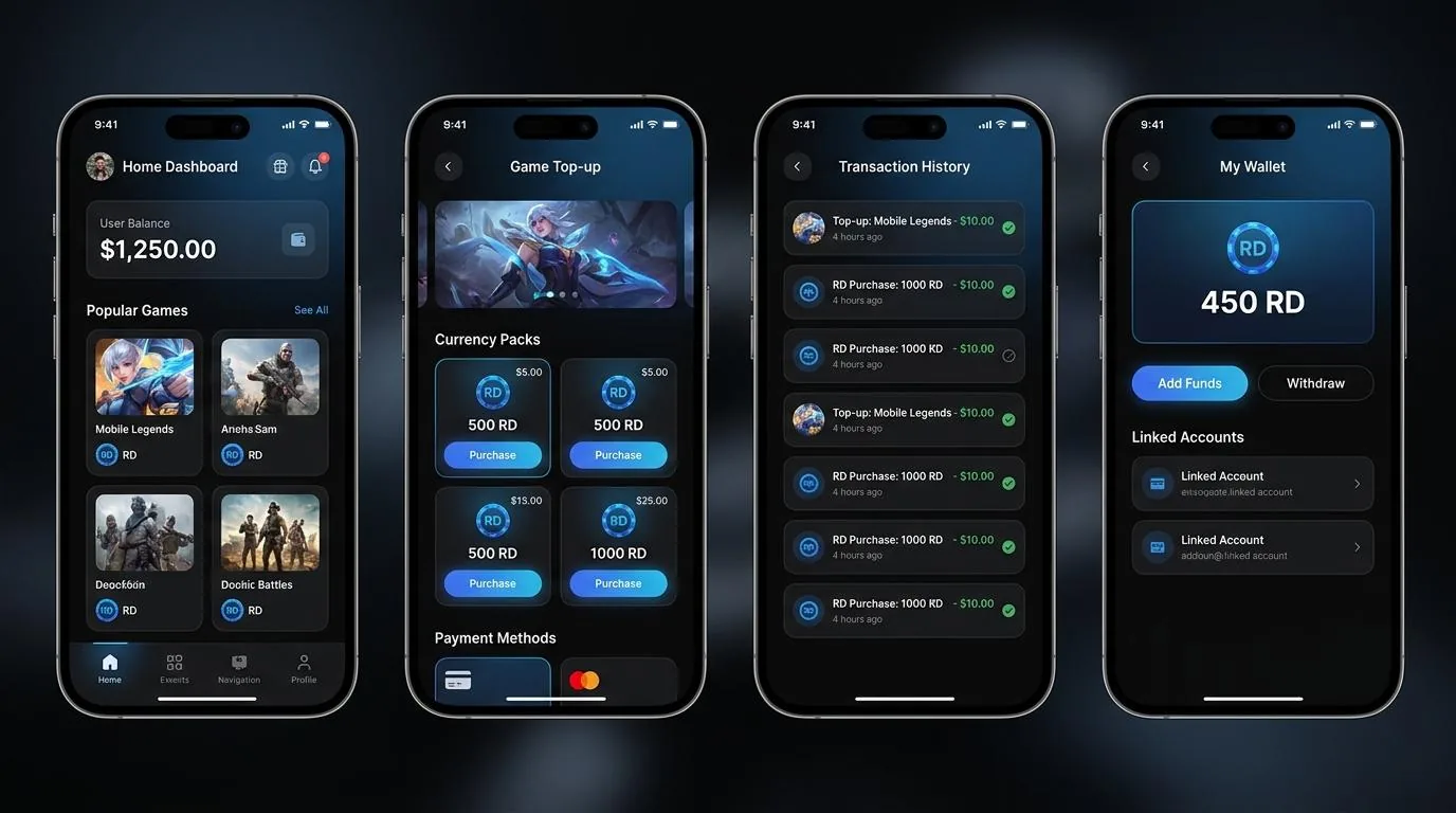 Gameplay Royal Dream dengan chip gold dari Top Up RD Official Official